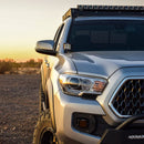 Rigid Industries 16-22 Toyota Tacoma A-Pillar Kit de montaje de luz (incluye cubiertas D-SS Flood/Negro/Ámbar)