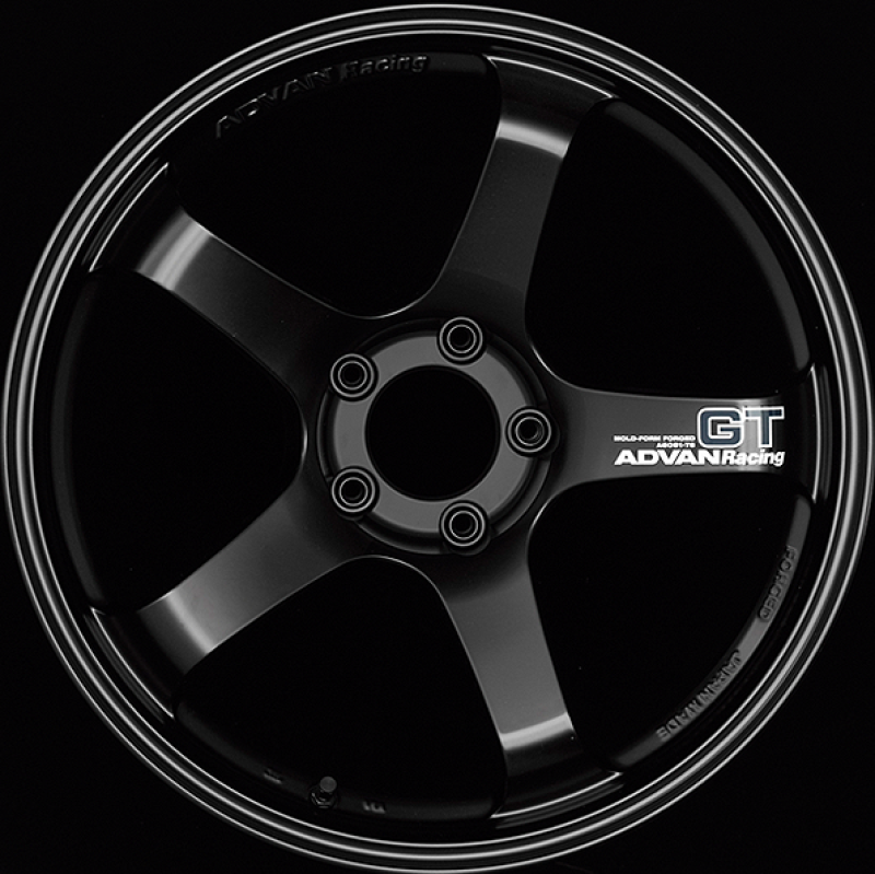 Advan GT 19x10.5 +15mm 5-114.3 Racing Semi Gloss Black Wheel