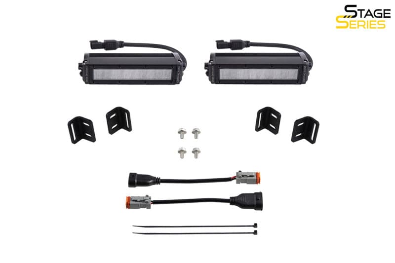Diode Dynamics 2022 Toyota Tundra SS6 Kit de luces antiniebla LED - Ámbar ancho