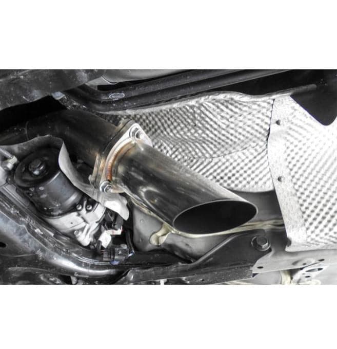 HONDA S65 CS65 EXHAUST MUFFLER W/ PROTECTOR - SWEPT UP HONDA S65 CS65 EXHAUST MUFFLER W/ PROTECTOR - SWEPT UP