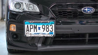 GrimmSpeed 10+ Subaru Legacy/Outback / 13+ Subaru BRZ/13+ Scion FR-S License Plate Relocation Kit
