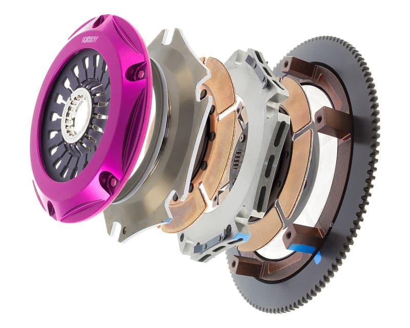 Exedy 2004-2021 Subaru Impreza WRX STI H4 Hyper Twin Cerametallic Embrague con resorte de disco tipo tracción