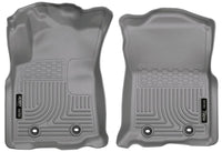 Husky Liners 2018 Toyota Tacoma Double Cab WeatherBeater Grey Front Floor Liners