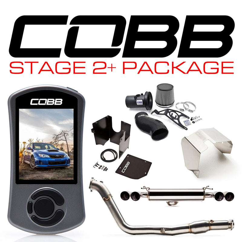 Cobb 08-14 STi Hatch/ 11-14 WRX Hatch Stage 2+ Power Package - Black