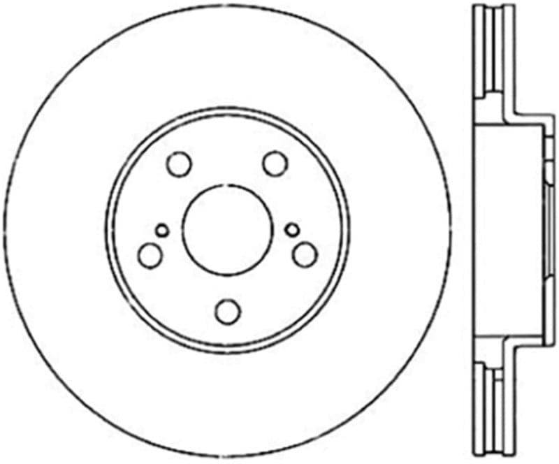 StopTech Power Slot 00-05 Celica GTS/ 01-05 GT/ 05-09 Scion tC CRYO Rotor delantero izquierdo