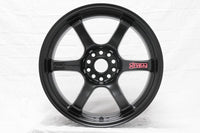 Gram Lights 57DR 18x10.5 +12 5-114.3 Rueda negra semibrillante