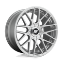 Rotiform R140 RSE Wheel 18x9.5 5x114.3/5x120 35 Offset in Gloss Silver