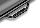 N-Fab Nerf Step 16-17 Toyota Tacoma Double Cab 5ft Bed - Gloss Black - W2W - 3in