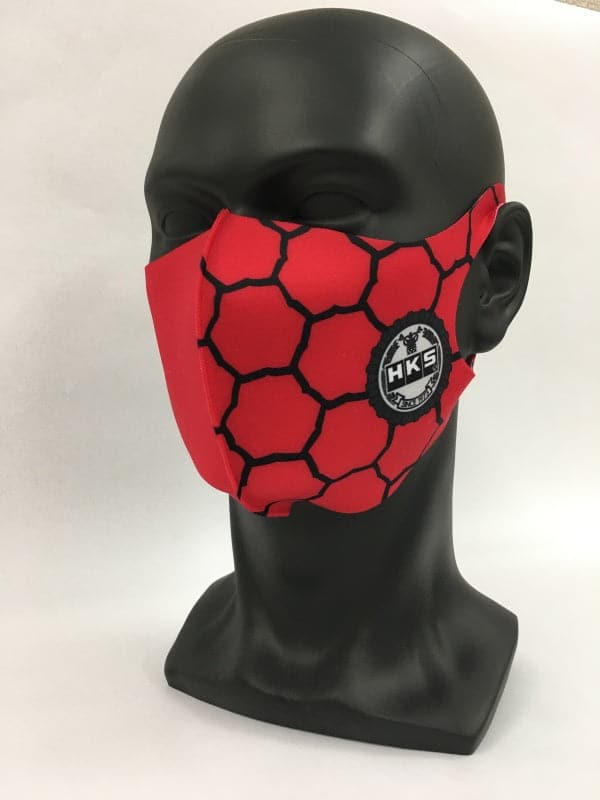 Graghic Mask HKS Graphic Mask SPF Red - Extra Large (51007-AK321) – KamiSpeed.com