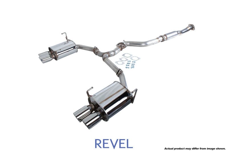 Revel Medallion Touring-S Catback Exhaust - Dual Muffler/ Quad Tip 15-21 Subaru Impreza WRX / STi