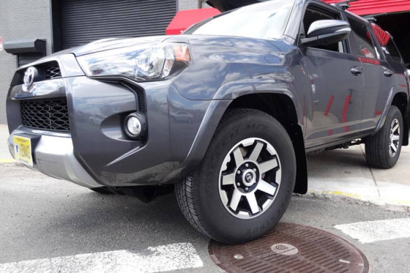 Rally Armor 12-19 Toyota 4Runner UR Faldilla de barro negra con logotipo rojo