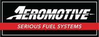 Aeromotive Banner - 32in x 92in (Black/Red) (95012)