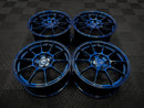 Ruedas escalonadas BC Forged KZ10 Obsidian Blue S2000 de 17x7,5" y 17x9"