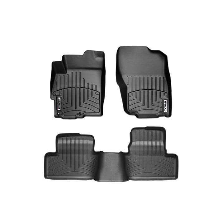 COBB 09-15 Mitsubishi Ralliart / 08-15 EVO X Front and Rear FloorLiner by WeatherTech - Black