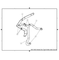 PRL Motorsports Helix Air Oil Separator Installation Kit for 2017-2021
