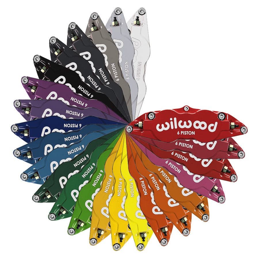 Kit de freno grande delantero Wilwood AERO6 con. Rotores ranurados de 2p para Impreza WRX 02-14