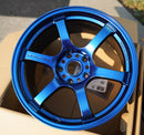 Gram Lights 57DR 18x9.5 +38 5x120 Wheel in Spatta Blue for 17+ Civic Type R (DISCONTINUED)