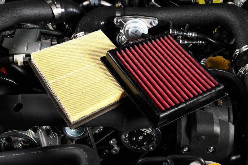 GrimmSpeed ​​17-20 Subaru BRZ/86 (solo transmisión manual/Metal IM) Filtro de aire de panel de rendimiento Dry-Con (060093)