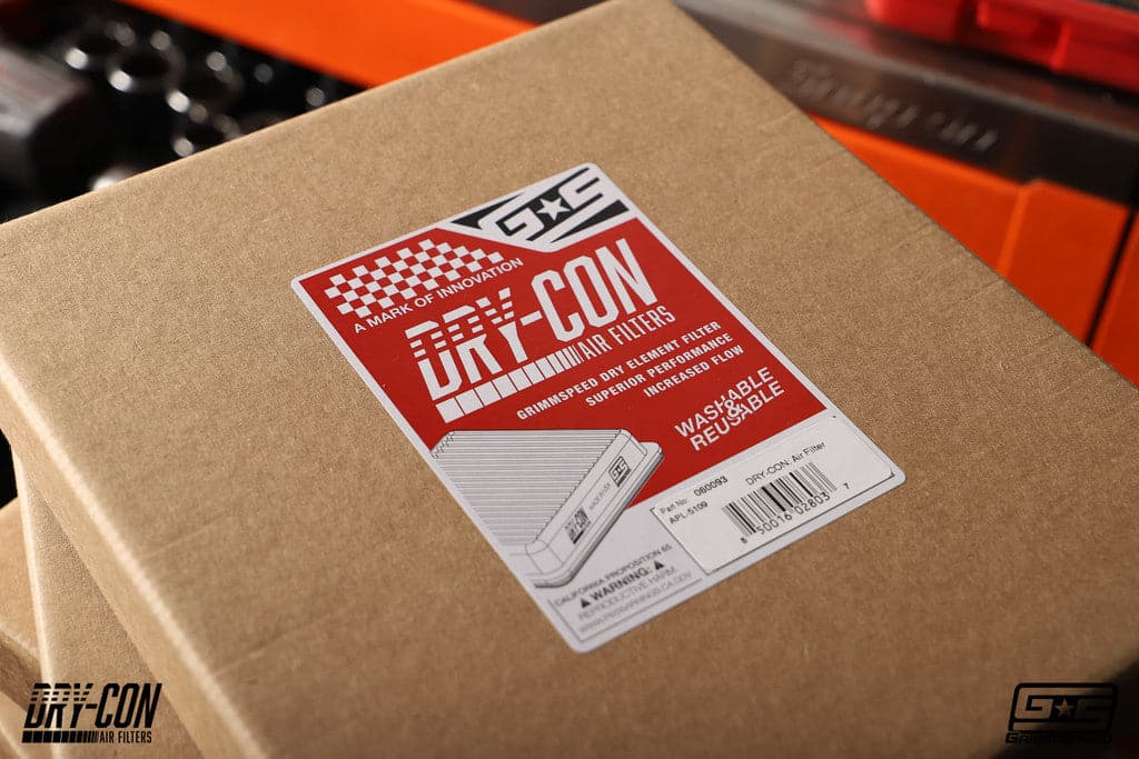 GrimmSpeed 12-20 Subaru BRZ/FRS/86 (17-19 Auto Trans/Plastic IM) Dry-Con Perf Panel Air Filter