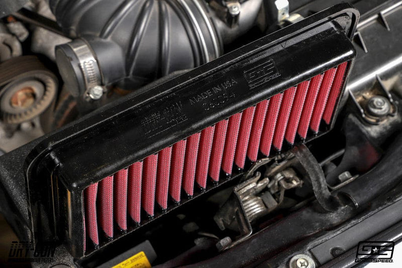 GrimmSpeed ​​12-20 Subaru BRZ/FRS/86 (17-19 Auto Trans/Plastic IM) Filtro de aire de panel Dry-Con Perf (060094)