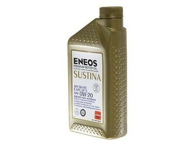 ENEOS SUSTINA Synthetic Motor Oil 0W20 | 1 Quart Bottle