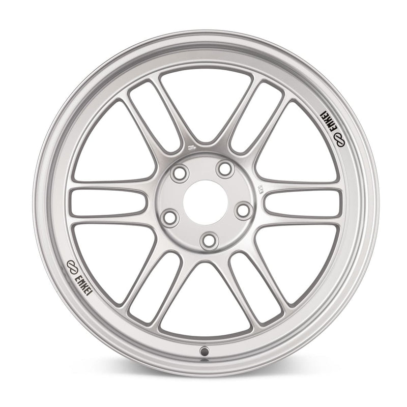 Enkei 03-12 RX8 / 93-98 Supra RPF1 17x8.5 5x114.3 Rueda plateada de 40 mm de compensación y 73 mm de diámetro (3797856540SP)