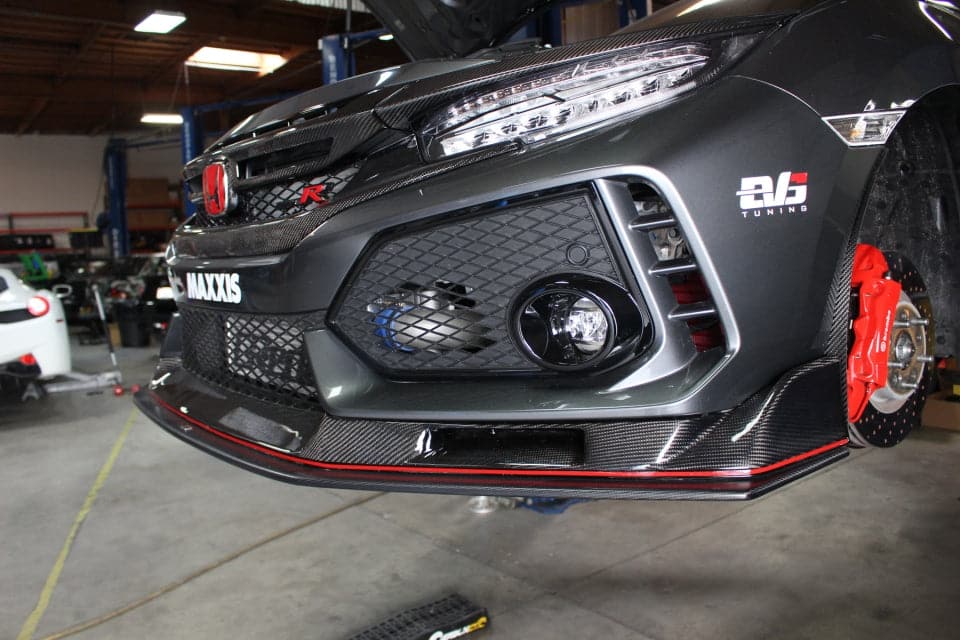 EVS Tuning Carbon Front Lip Spoiler for Honda Civic Type R FK8 17-21