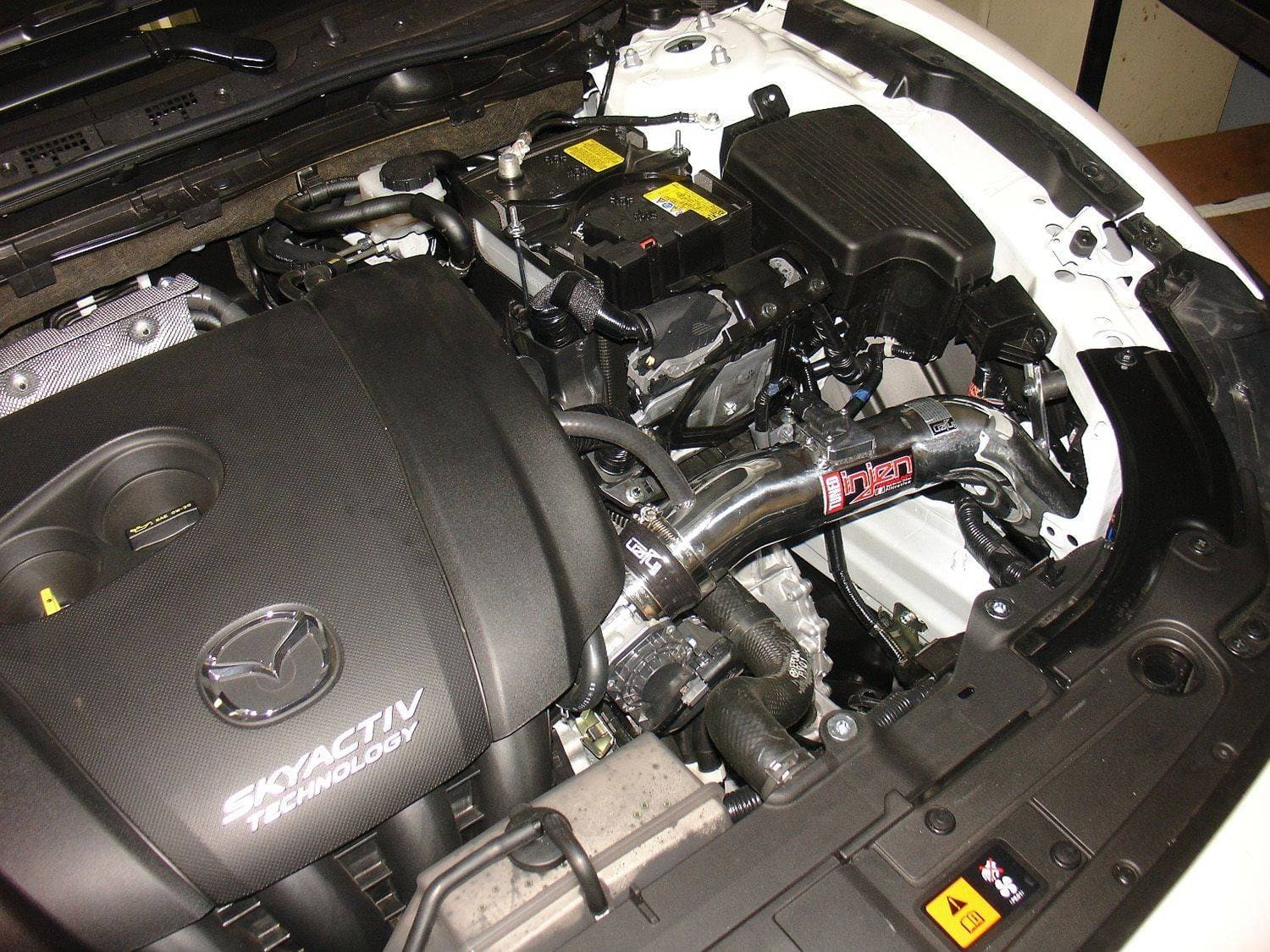 Injen 14-17 Mazda 6 2.5L 4cyl Black Cold Air Intake w/ MR Tech & Air Fusion