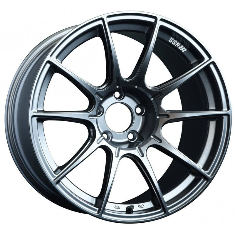 SSR GTX01 18x9.5 +22 5x114.3 Wheel in Dark Silver