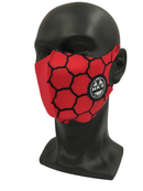 HKS SPF Red Graphic Face Mask (L)