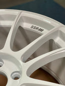SSR GTX04 19x9.5" 5x120 +38mm Offset White Wheel