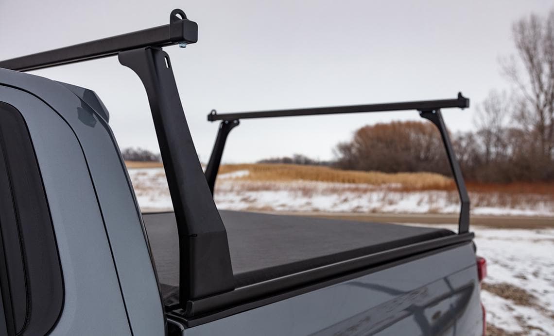 Access 16+ Toyota Tacoma ADARAC Aluminum Series  5ft Box Matte Black Truck Rack