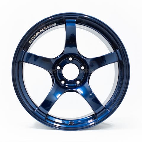 Advan Racing TC-4 18x9.5 +38 5-120 Wheel in Indigo Blue