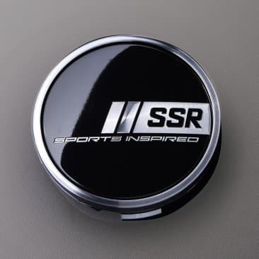 SSR Racing Flat Center Cap Black B-Type PCD 108/120.67 (SP4 / MS3)