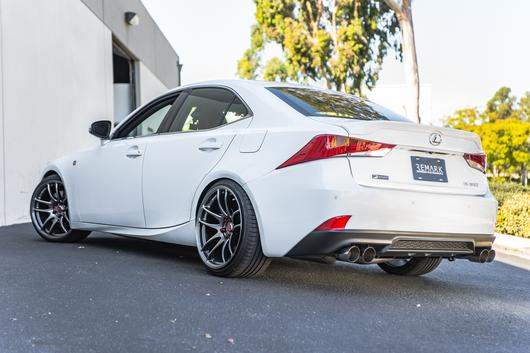 Remark Burnt Double Wall Axleback Exhaust for 2017+ Lexus IS200T / IS300 / IS350 RWD AWD