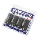 Rays 17 Hex Racing Nut 12x1.5 in Black (4 Pieces)