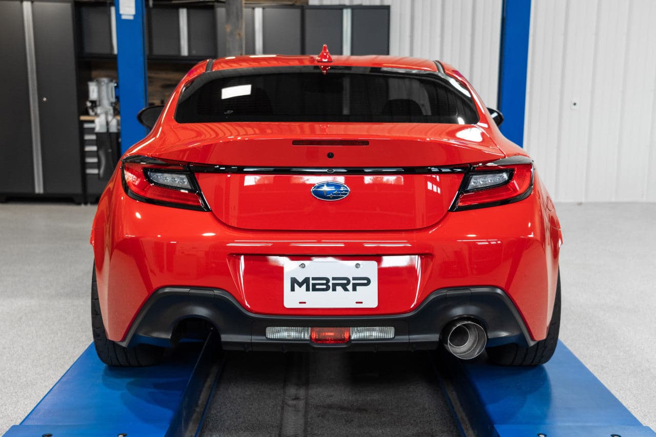 MBRP 12-22 Subaru BRZ / 17-22 Toyota GR86 / 13-16 Scion FR-S Stainless 3in Cat-Back-Single Rear Exit