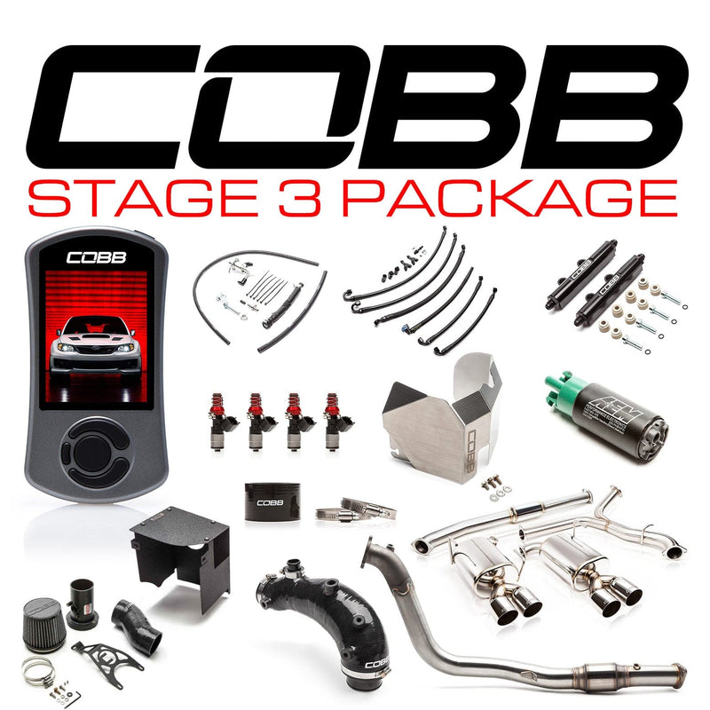 Cobb 2011-2014 Subaru STI Sedan Stage 3 Power Package w/Black SF Intake