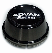 Advan Racing Center Cap High - 73mm Black