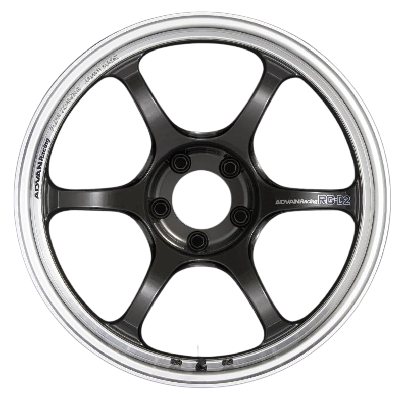 Advan RG-D2 17x9.0 +62 5-114.3 Machining & Black Gunmetallic Wheel Advan RG-D2 17x9.0 +62 5-114.3 Machining & Black Gunmetallic Wheel