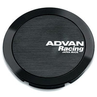 Advan Racing Center Cap - 73 Full Flat Black