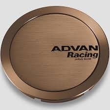 Advan Racing Center Cap Full Flat 73mm Amber Bronze (PCD 114.3/ 120)
