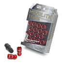 Project Kics Monolith T1/06 Lug Set in Red 12x1.50 (WMN01R)