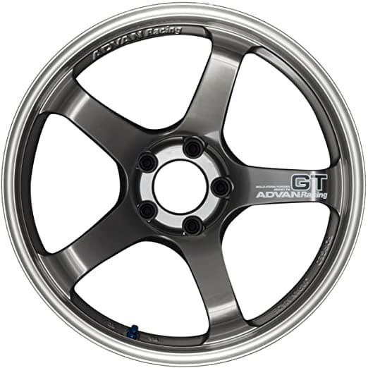 Advan GT 18x10.5 +15 5-114.3 Machining & Racing Metal Black Wheel