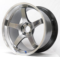 Advan GT 19x10.5" +15mm 5x114.3 Machining & Racing Hyper Black Wheel