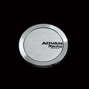 Advan 73mm Full Flat Center Cap - Silver Alumite