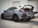 aFe Takeda 2.5in 304SS Sistema de escape con eje trasero 17-19 Honda Civic Type R L4-2.0L (t) - Punta pulida