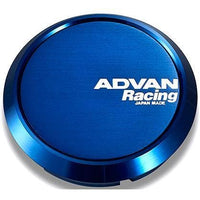 Advan Racing Center Cap - 73mm Flat - Blue