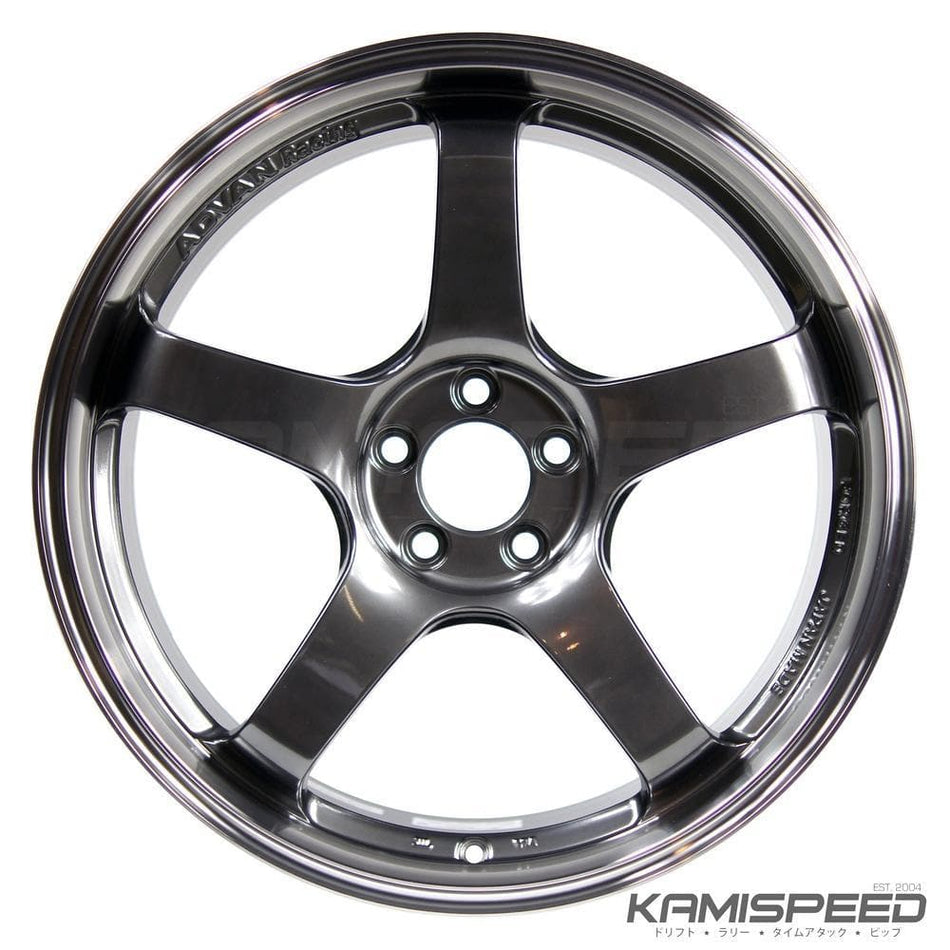 Advan GT 18x8.5 +45 5x100 Machine Racing Metal Black – KamiSpeed.com