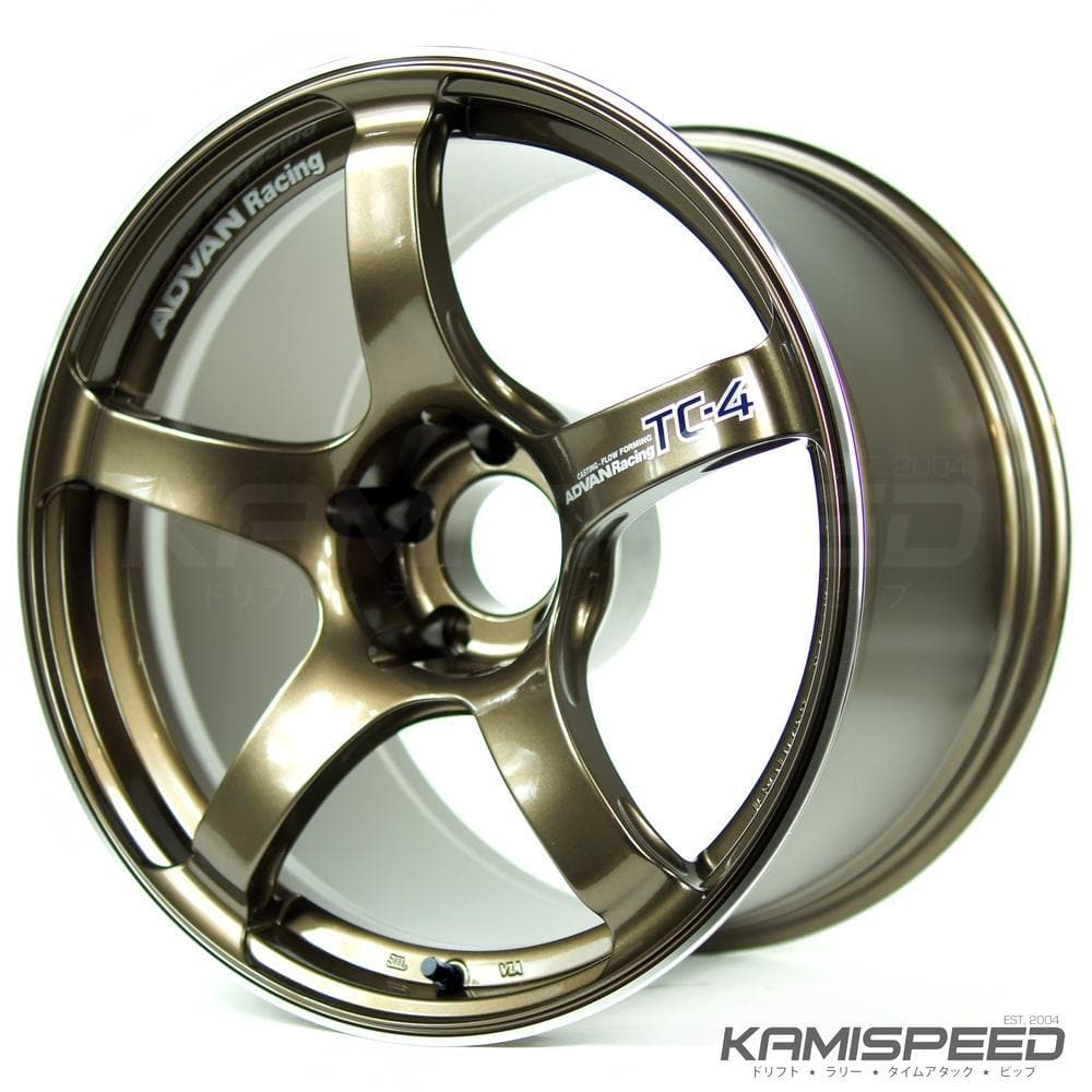 Advan Racing Tc4 Racing Advan Racing TC4 18x11 +15 5-114.3 Racing Umber Bronze and Ring ...